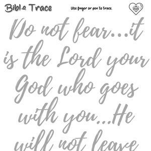 Angstabbau mit Bibel Vers Spur