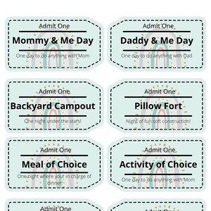 Printable Kid Coupons | kids coupon book | Instant digital download | Rainbow Kids reward coupons |