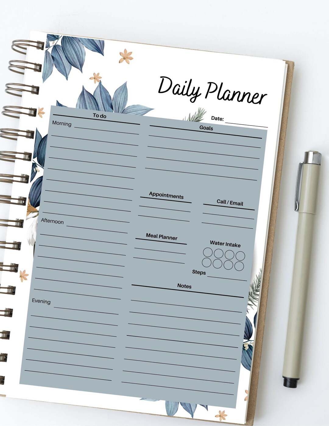 Printable Daily Planner | Daily to Do List | Printable Productivity Day ...