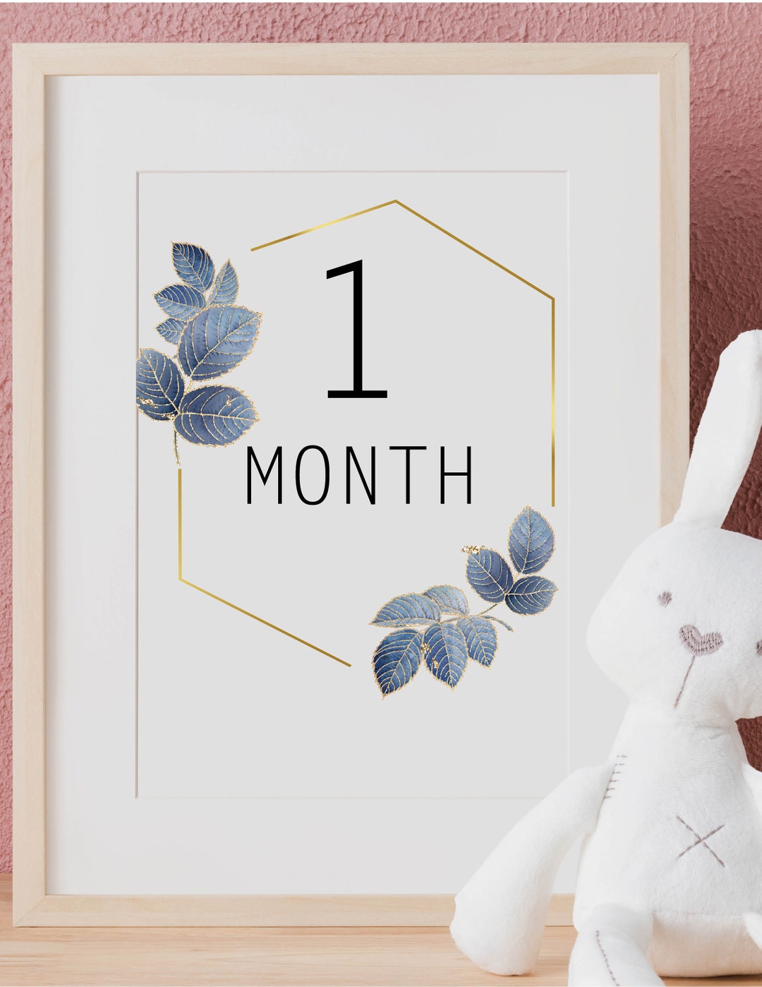 Baby Milestone Cards |DIY Digital Download Monthly Milestone Boho Photo ...