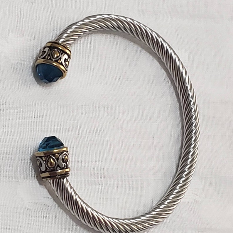 Classic Cable Bracelet ,stainless Steel Twisted Cable Bracelet, Cable