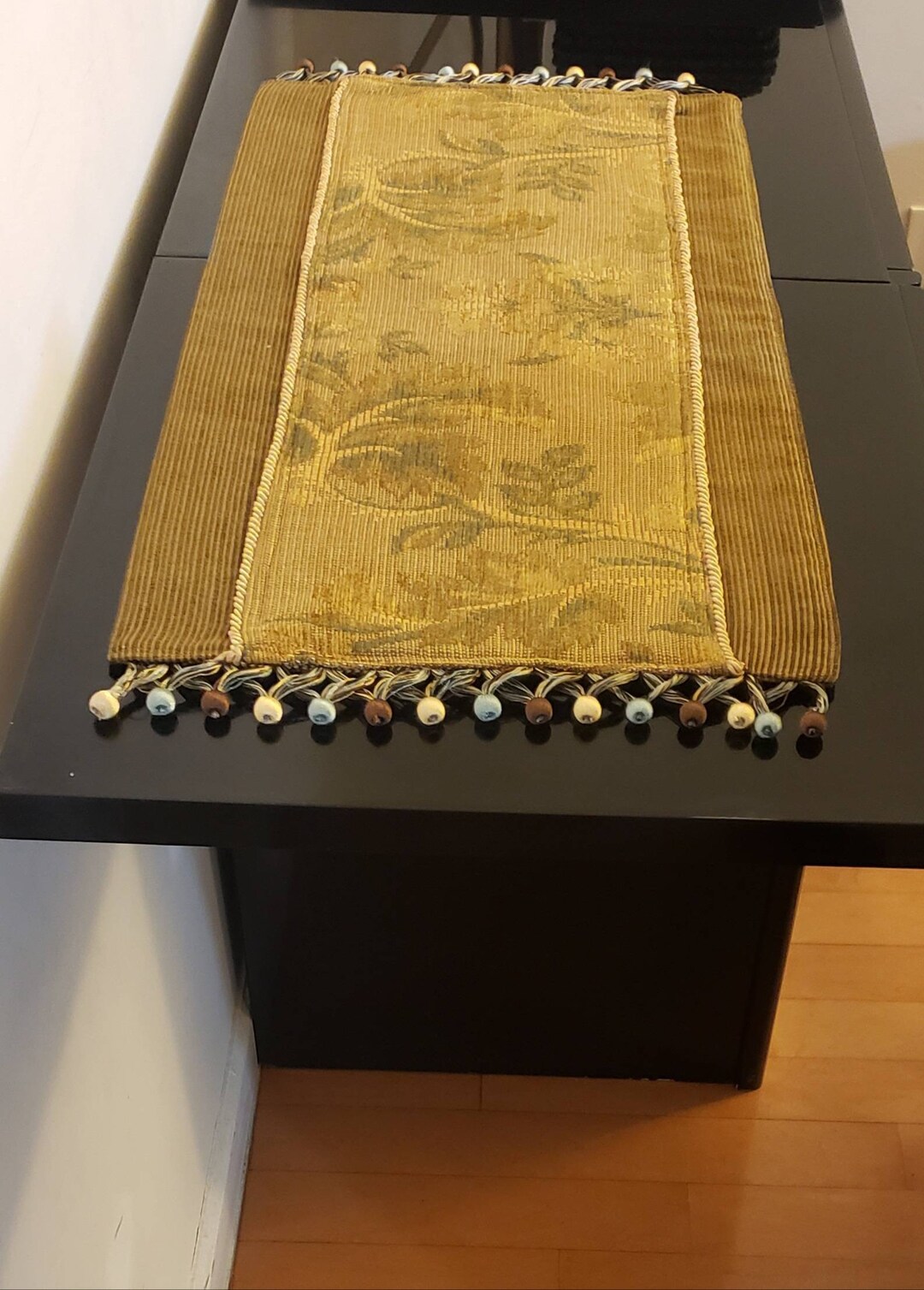 High Quality Golden Brown Table Runner Velvet Table Etsy