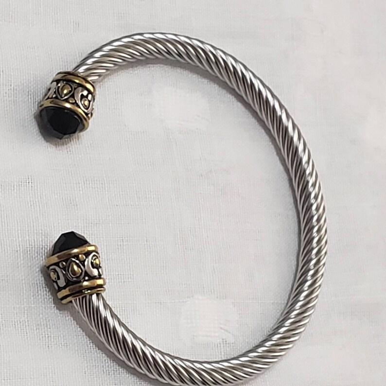 Classic Cable Bracelet ,stainless Steel Twisted Cable Bracelet, Cable