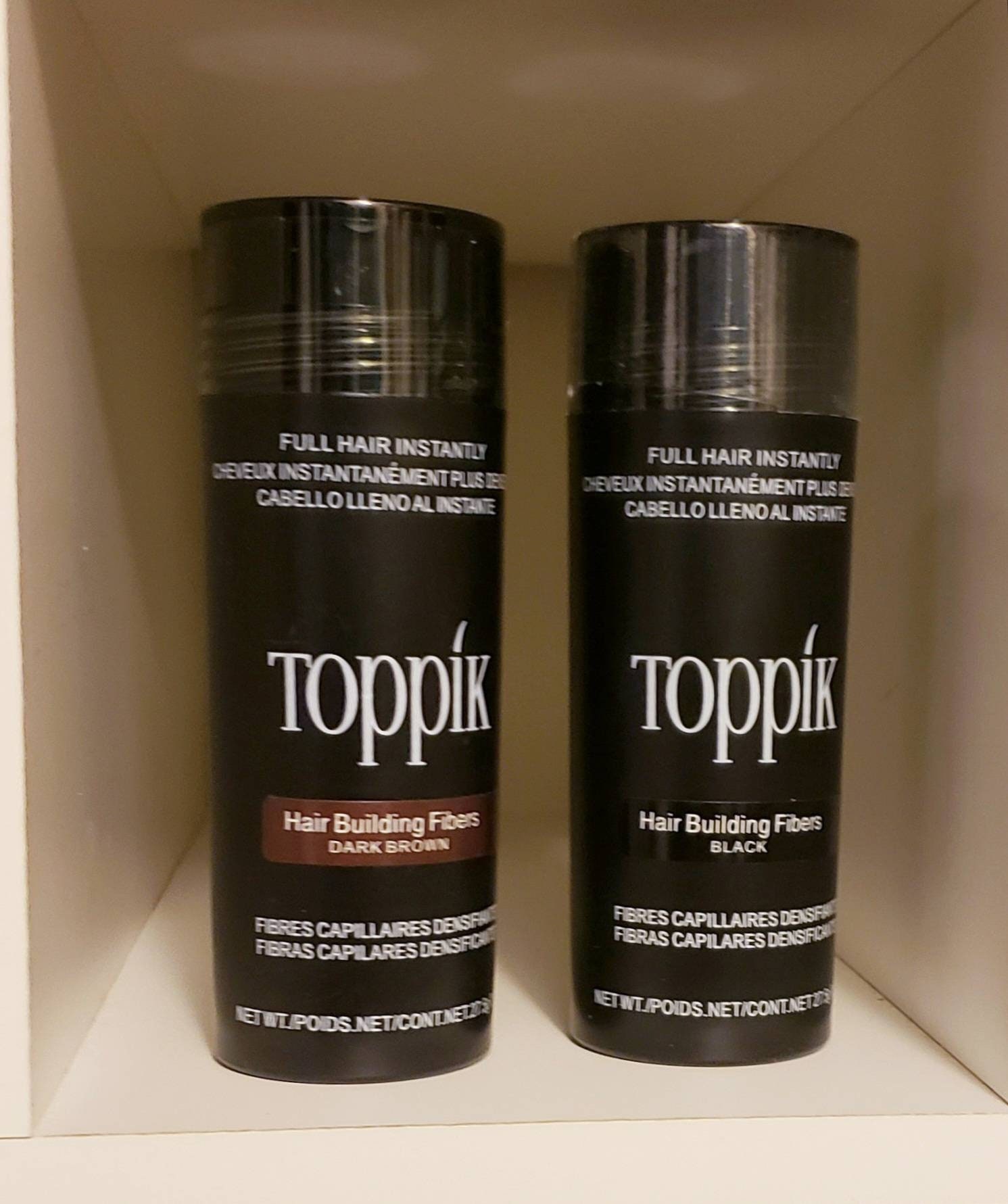 Toppik Hair Building Fibers Blackgraydark Brown Medium - Etsy Toppik Hair Building Fibers Blackgraydark Brown Medium - Etsy