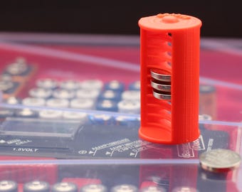 CR1632 Coin Cell Battery Holder, Battery Organizer, Fits in Battery Daddy