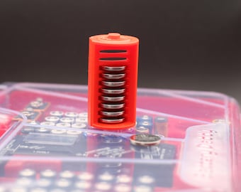 CR2032 Coin Cell Battery Holder, Battery Organizer, Fits in Battery Daddy