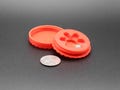 Mini Magnetic Hearing Aid Battery Case: Compact #13 Battery Storage in Custom Colors