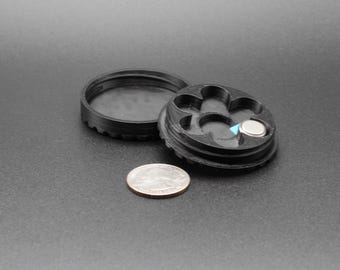 Mini Magnetic Hearing Aid Battery Case: Compact #675 Battery Storage in Custom Colors