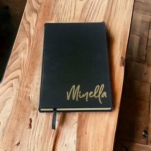 Engraved Leather Notebook, Personalized Leather Journal, Personalized Notebook, Custom Journal, Custom Notebook, Gift for Grad, Teacher Gift