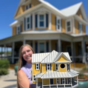 Handmade Custom Replica Birdhouse, Christmas Gift