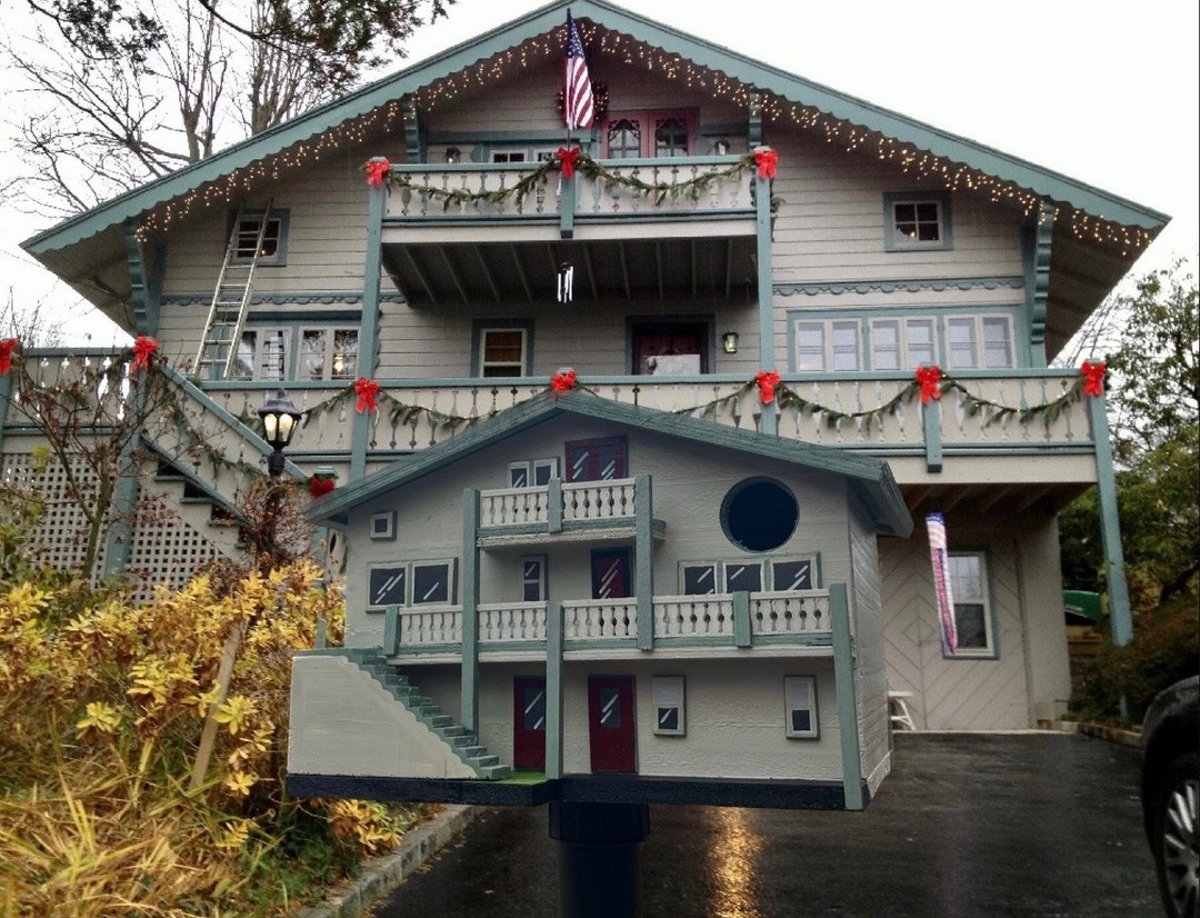 Custom Birdhouse 2263 House Replica Etsy