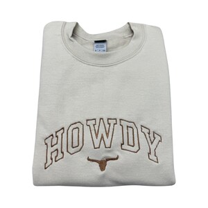 Howdy Embroidered Sweatshirt