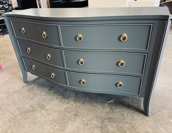 SOLD! Dresser| Charcoal Gray Dresser| Console| Real Wood| Credenza| Customizable - Etsy SOLD! Dresser| Charcoal Gray Dresser| Console| Real Wood| Credenza| Customizable - Etsy