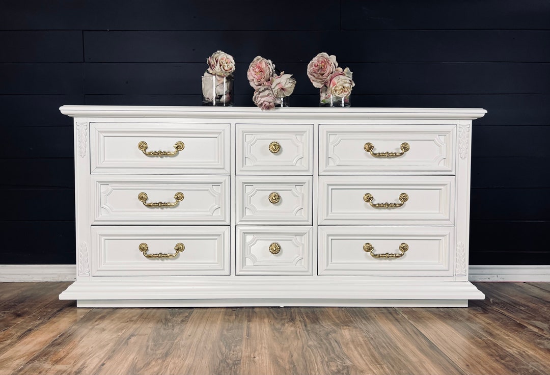Available Dresser Credenza Tv Console 9 Drawer Furniture Home Decor ...