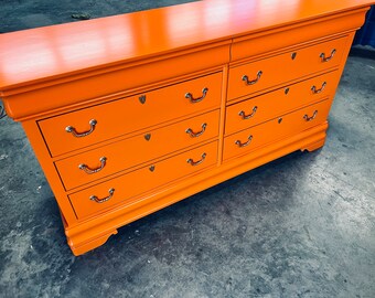 Dresser Console Credenza Drawer Drawer Cabinet Vintage