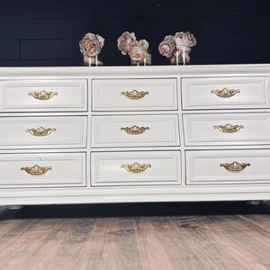Available Bombay Dresser Console Credenza 9 Drawer Storage Closet ...