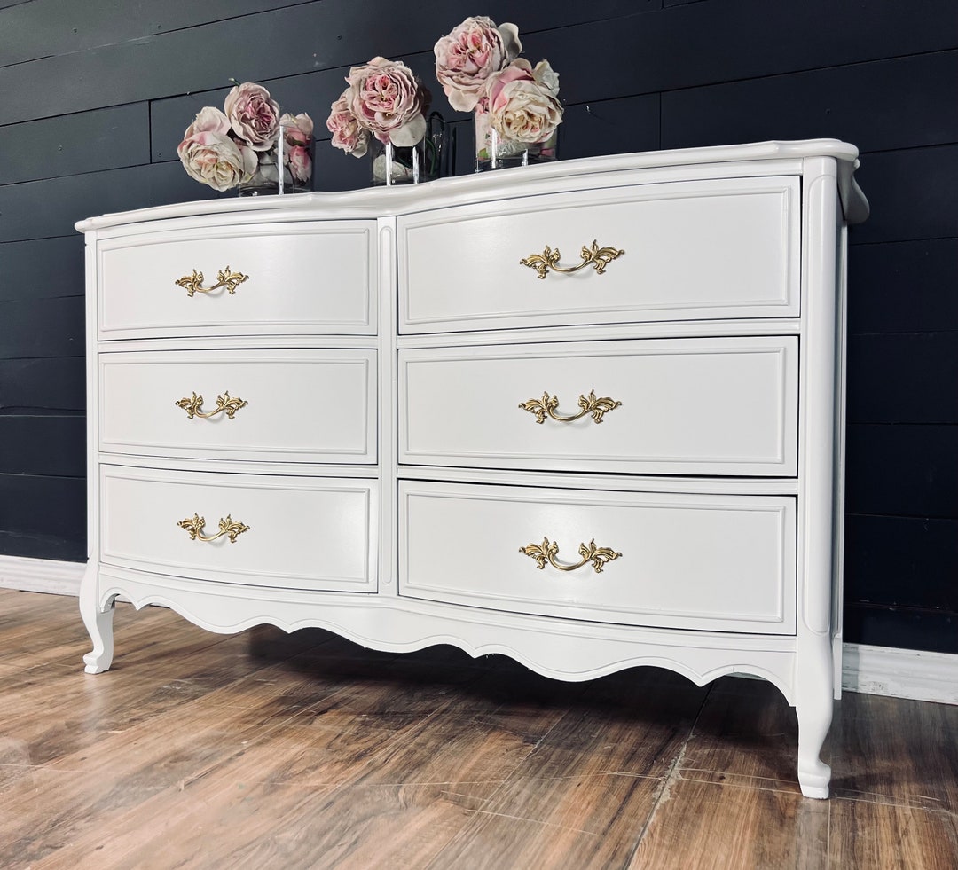 Available Dresser Drawer Console Credenza French Wood Nursery Dresser 6