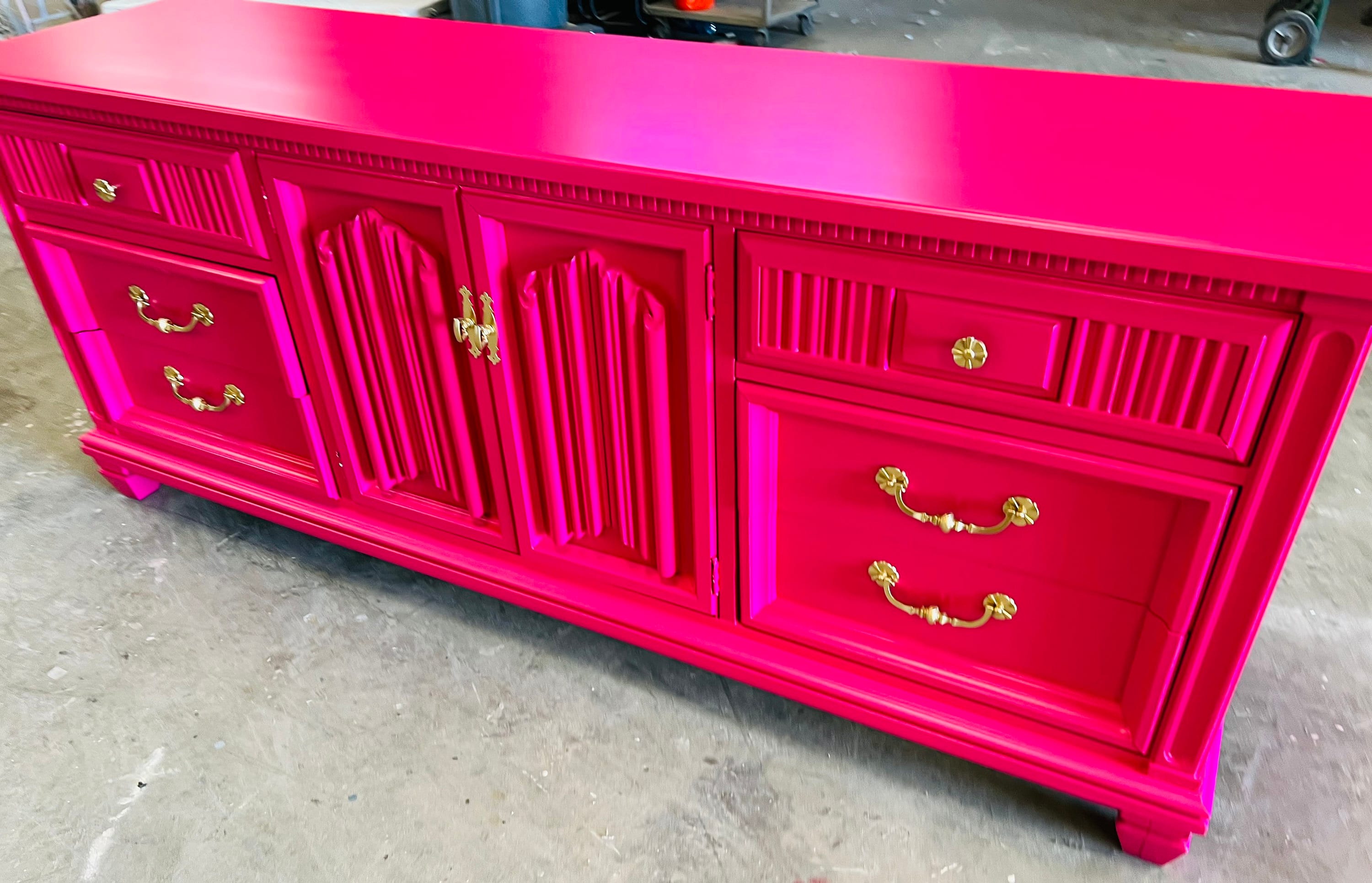 Hot pink sale dresser