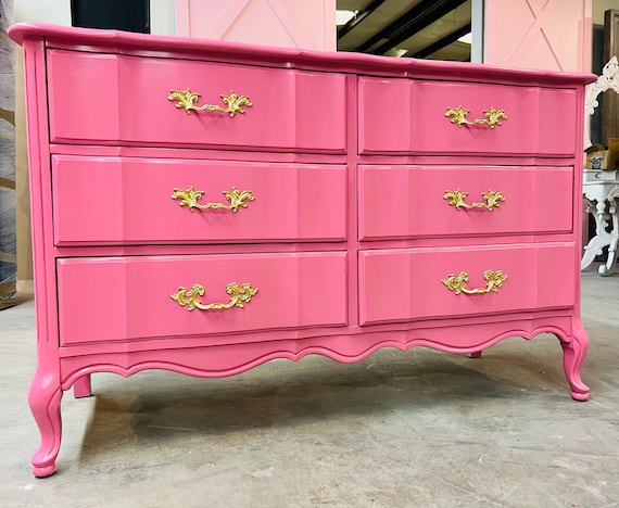 Pink dresser cheap