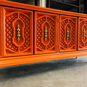 SOLD! Console| Credenza| custom| Dresser| mid century modern| wood| cabinet| pick your color