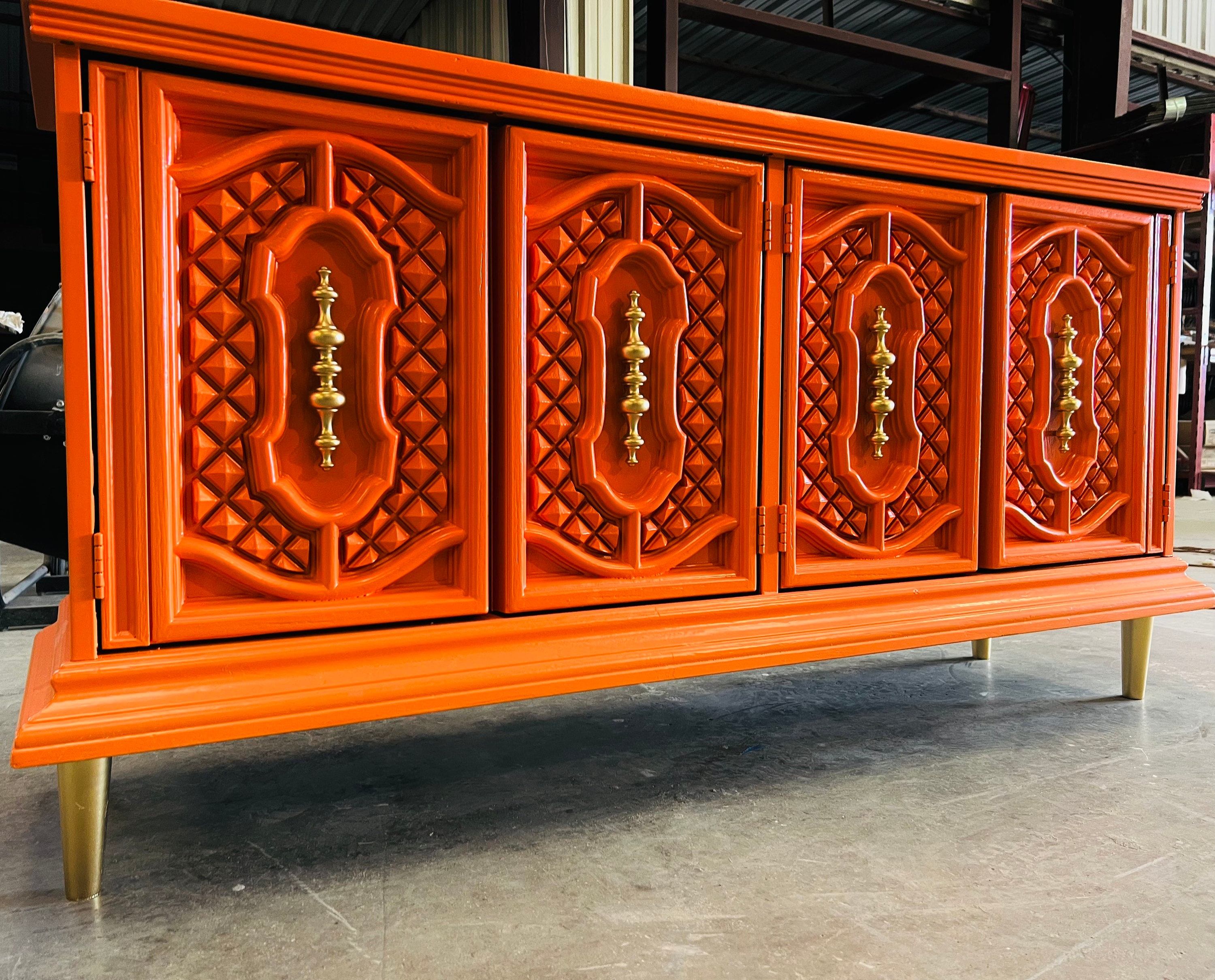 SOLD! Console| Credenza| custom| Dresser| mid century modern| wood| cabinet| pick your color