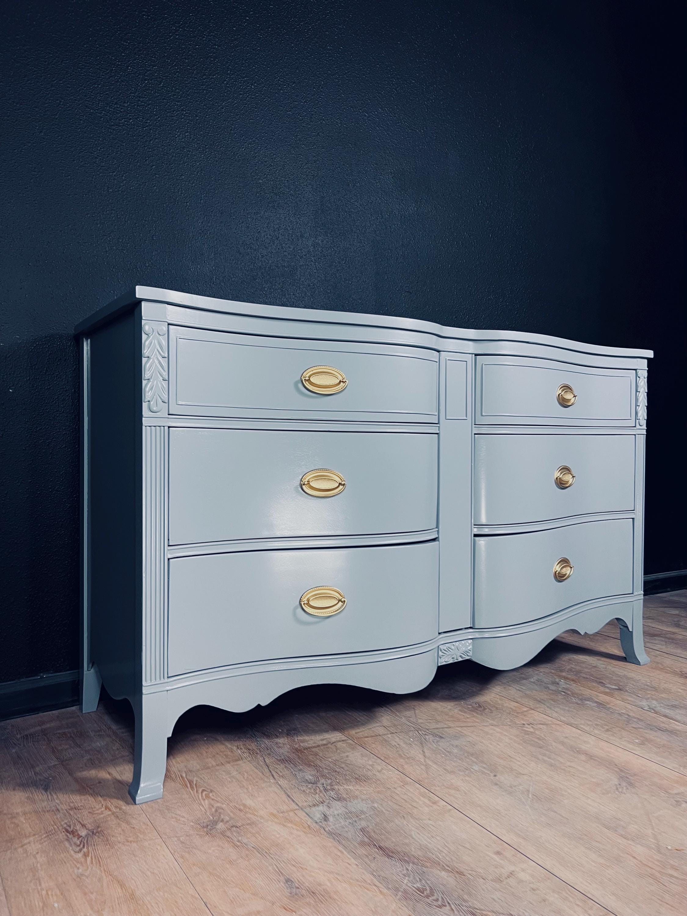 Gray Painted Dresser