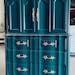 Sold!  Emerald Green Dresser Armoire Wardrobe Wood Chest customizable French provincial 