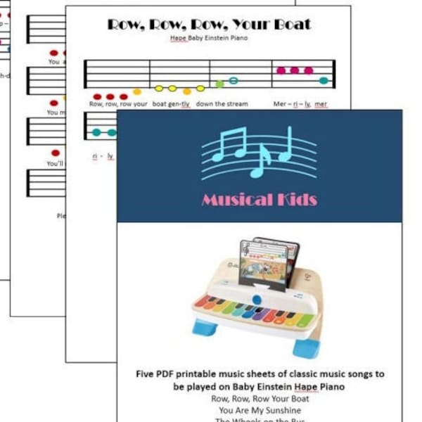 Baby Einstein Hape Piano - Partitions PDF