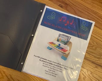 Hape Piano Sheet Music Printed and Shipped to you