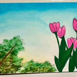 Carte postale Tulipes au soleil