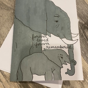 Elefant-Sympathie-Gruß-Karte
