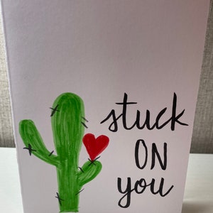 Geplakt op je Cactus Love wenskaart