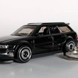 Audi RS2 Avant / Wagon Co-Built by Porsche Keychain Hot Wheels/Matchbox 1/64 Scale