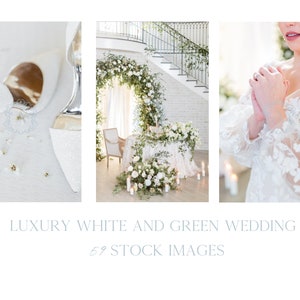 Luxury White and Green Wedding