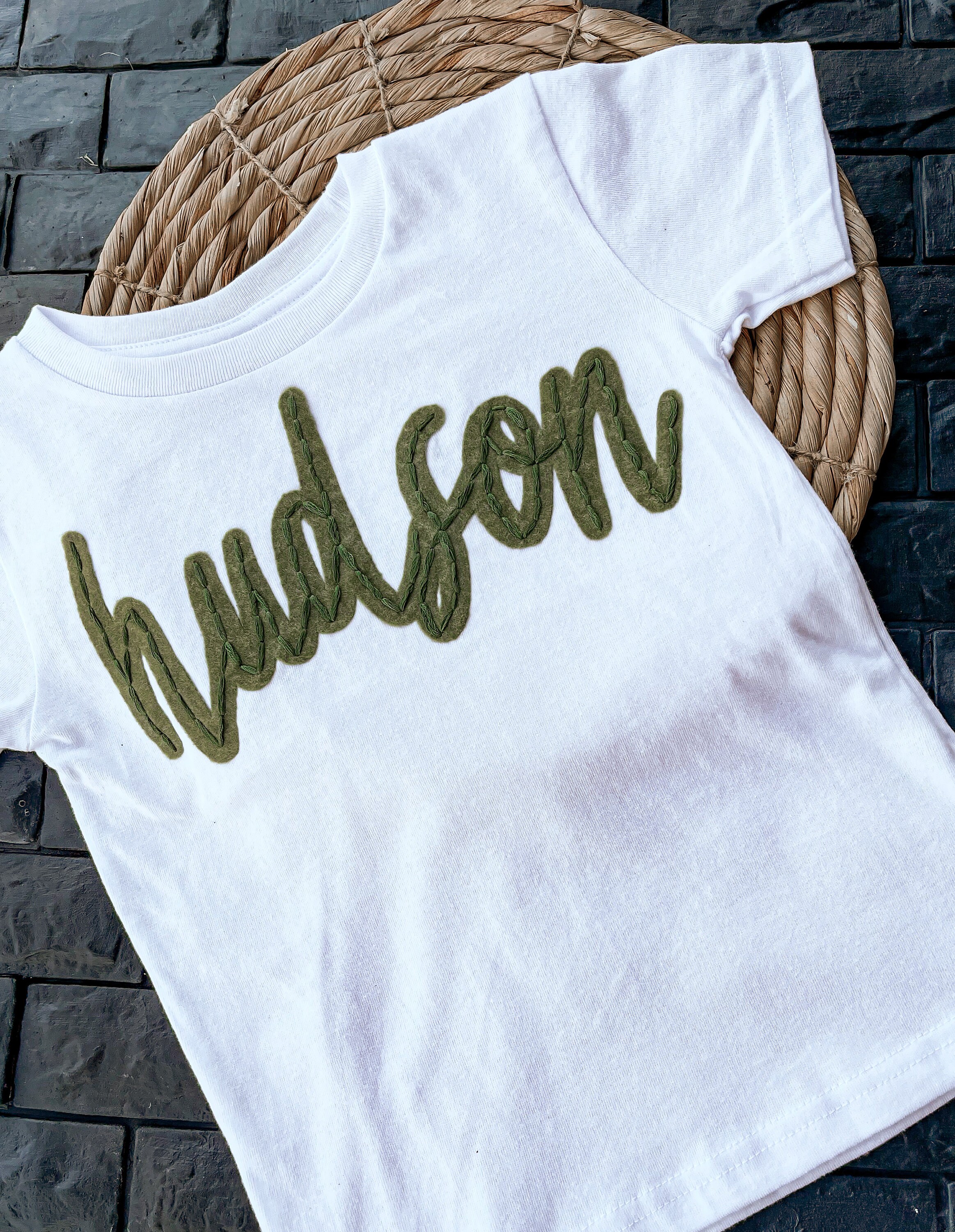 Hand Drawn Felt Vintage Name UNISEX Sweatshirt main image 0