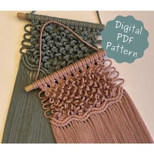 Macrame Wall Hanging Digital PDF Pattern Printable