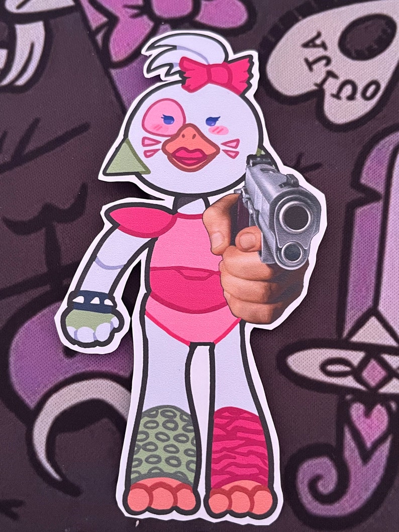 FNAF Security Breach Characters With Guns | Etsy