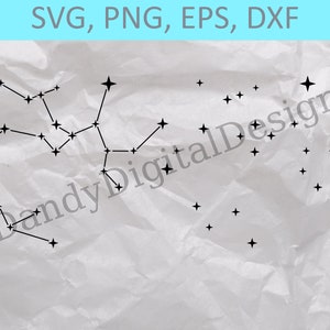 Sagittarius SVG, Cuttable Zodiac Signs, Cricut or Silhouette Cut Files