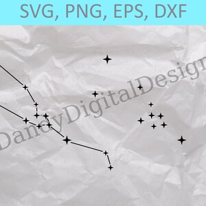 Taurus SVG, Cuttable Zodiac Signs, Cricut or Silhouette Cut Files