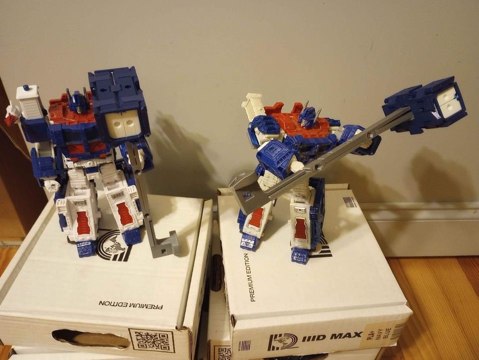 Kit Aggiornamento Per Kingdom Ultra Magnus - Piastre Piedi Spalla Martello Arma - PVC DIY - Foto 4