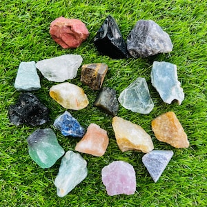 Raw Crystals, Create Your Own Raw Crystals Set, Genuine Raw Crystal Specimen