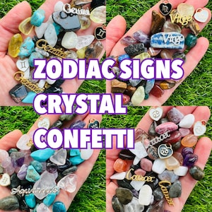 Astrology Zodiac Signs Crystal Confetti Big Scoop, Crystal Confetti Free Shipping, Crystal Confetti Mystery Scoop, Crystal Confetti Cheap image 1