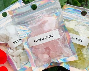 Wholesale Crystal Chips, 30g Bulk Authentic Crystal Chips, Mini Crystal Chip Packs