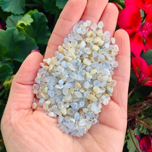 Blue Lace Agate Crystal Chips, Wholesale Small Crystal Chips