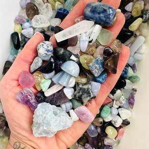 STRESS-FREE Crystal Confetti Big Scoop, Stress-Free Crystal Confetti Free Shipping, Crystal Confetti Mystery Scoop, Crystals for Anxiety image 8