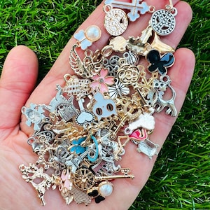 Mystery Charm Confetti Big Scoop, Mystery Charms for Jewelry Making, Charm Casting and Divination, Witches Brew