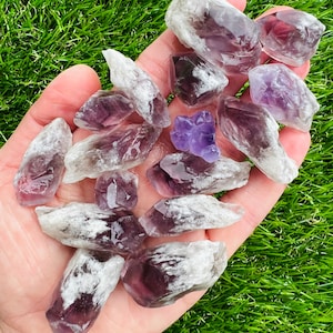 Raw Amethyst Crystal Points, Bulk Raw Amethyst Points
