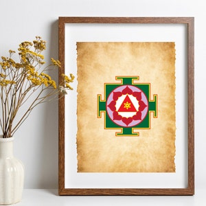 Ganesha Yantra, Digital Download, Vastu Art, Sacred Geometry, Ganesha Poster, Downloadable Art, Spiritual Art, Shivaratri, Hindu Art