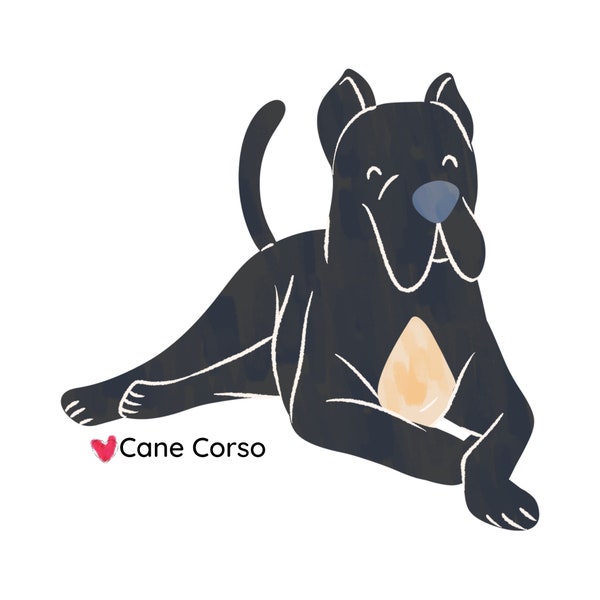 Cane Corso SVG, Dog Breed SVG, Dog Sublimation, Cane Corso PNG, Dog Graphics, Dog Lover svg, dog clipart, dog clip art