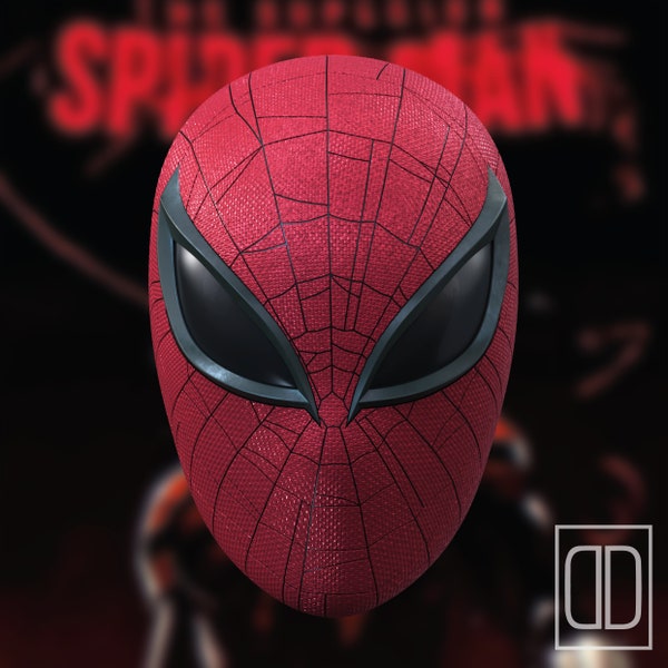 Überlegene Spider-Man-Texturmaske aus Spider-Man 2 PS5 – STL 3D Printagle-Datei